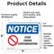 Signmission Safety Culture Sign, 7 in Width, Vinyl Decal, Rectangle OS-2PACK-NS-D-57-L-18474 - alternate 6